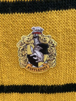 Hufflepuff Schal - Harry Potter Handarbeit!
